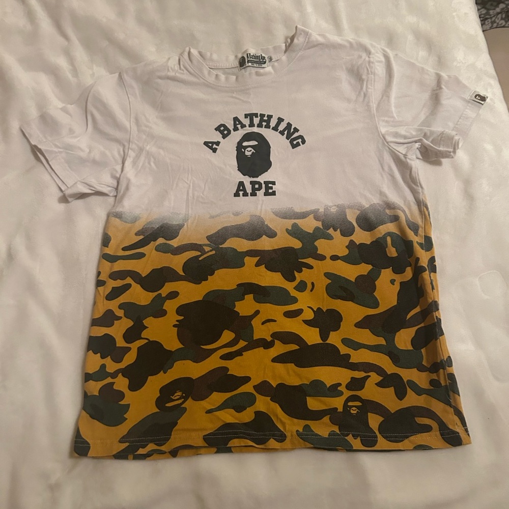 Camo A bathing ape T-shirt